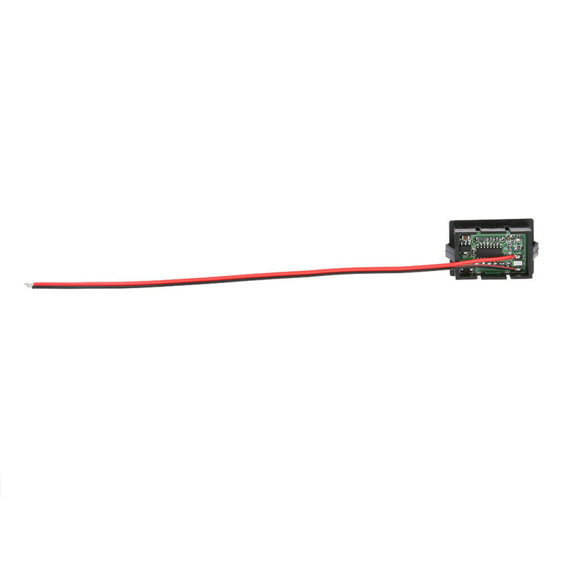 0.36inch LED Digital Voltmeter DC 4.5-30V Two Line Volt Meter(Red)