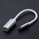 USB-C Type C Male To USB 2.0 A Female OTG Cable Adapter For Macbook E6Q5