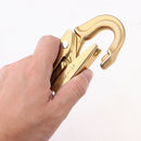 23KN Outdoor Self Locking Carabiner Keychain Climbing Backpack Hook Anti Falling