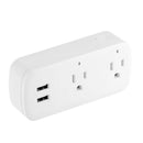 2 USB Ports Smart US Plug WiFi Power Timing Switch Voice Control Socket Outlets