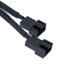 4pin IDE Molex to 2-Port 3Pin/4Pin Cooler Cooling Fan Splitter Power Cable