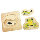 Infant Teaching Aids Toddler Life Cycle Of Puzzles Multi-Layer Grow Up Puzz H8F9