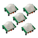 5PCS HC-SR501 Adjust Ir Pyroelectric Infrared PIR Humen Motion Sensor Detec