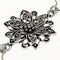 Ladies Sweater Shawl Dress Cardigan Collar Clip Flower Pattern Filigree Clip