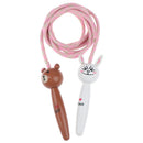 1Pc 2M Kids Jump Ropes Wood Handle Sport Bodybuilding Fitness Skipping RopeS Gw