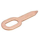 50Pcs Copper Plated Oval Dent Puller Rings Car Body Paintless Lifter Puller K8D9