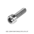 Hex Socket Tapping Screw Stainless Steel Bike Water Bottle Bracket Screw