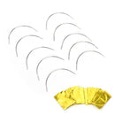 12x C Shape Hair Extension Supplies Weaving Weft Pulling Hook Needle Protable LJ