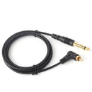 1 pcs Tattoo RCA Clip Cord for Tattoo Machine Flexible 1.8M Black