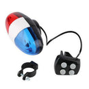 4 Sounds 6 LED Electric Horn Bell Speaker Alarm Siren For Bicycle Cycl DHU