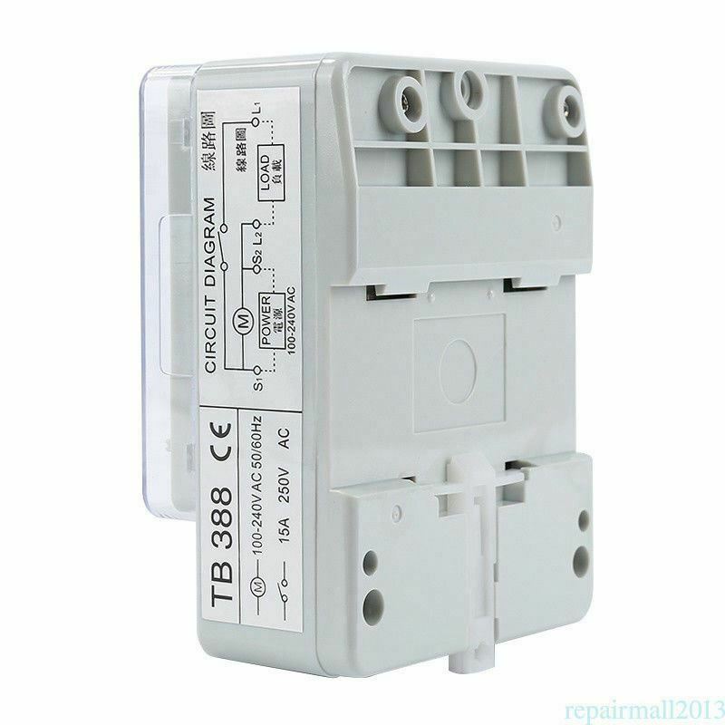 New TB-388 Rectangle 15 minutes / 96 times Switch Timer Without Battery P7C1