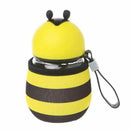 Cute Bee Water Bottle Glass BPA Free with Rope Heat Insulation Cup Set for  O1Y5