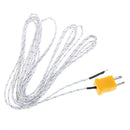 1PC 5m K type temperature sensor thermocouple probe cable wire J+