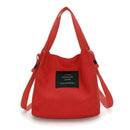 Fashion Women's Canvas Handbag Shoulder Bag Tote Purse Cute Travel Bucket b