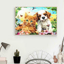 5D DIY Full Drill Diamond Painting Cross Stitch Embroidery Kit (Dog 02)