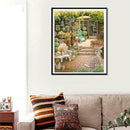 5D DIY Full Drill Diamond Painting Quiet Yard Cross Stitch Embroidery Kits