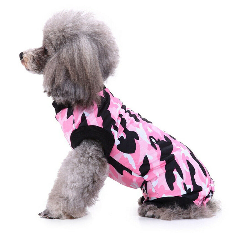 2 x Pet Recovery Suit for Abdominal Wounds or Skin Diseases, E-Collar