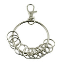 5pcs Large Hoop Ring Keychain Key Rings with Split Ring Keyring Organizer