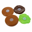 Plastic Cutting Birthday Party Cake Hamburg Slice Baby Kitchen Food Pretend