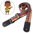 Adjustable Colorful Ukulele Cotton Strap Belt Weaving Style Strap Soft Leat OZ