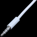 5X(3.5mm Plug Audio AUX to USB 2.0 Plug Adapter Charging Cable 1M White Z6M7)