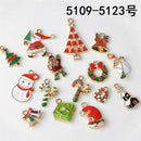 15 pcs Multi Style Enamel Plated Christmas Charms Pendants DIY Jewellery Making