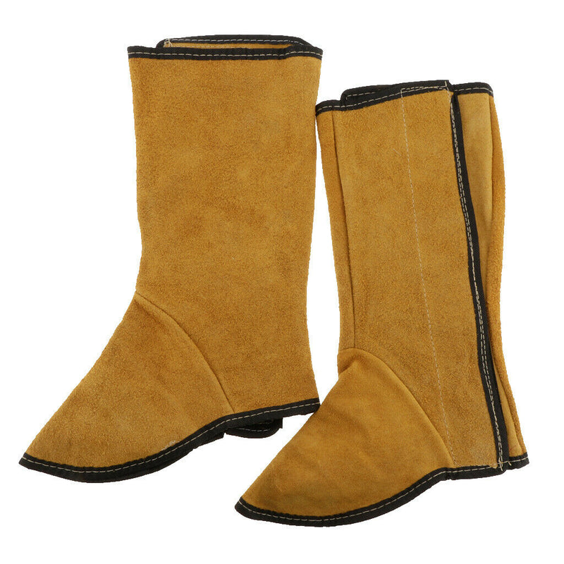 Artificial Leather Leg warmer Weld Heat insulation Protection Yellow