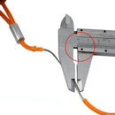 2 Pcs Alarm Disc Lock 1.2M Cable Anti-Theft Spring Reminder Ropes Alert Saf M1D3