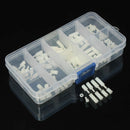 200pcs M2.5 Nylon White Male Female Standoff Spacers Bolts Nuts Assortment Sets
