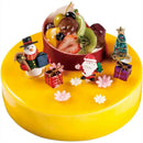 5pcs Merry Christmas Cake Toppers Xmas Tree Cupcake Picks Kids Birthday De B&X