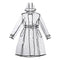 Women Raincoat Clear Lightweight Waterproof Rain Coat Jacket Reusable Rain