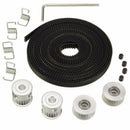 2X GT2 Pulley 20 Teeth Bore 5mm + 8ft 2.5m 2GT GT2 Timing Belt & 2X Idler 4 V3T2