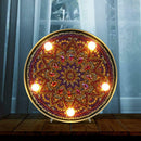 DIY Special Drill LED Diamond Painting Light Mandala Embroidery Round Lamps