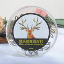 8pcs/box paper clips retro metal book clip mark antlers cute paper clips fo