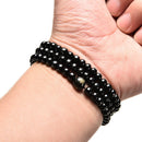 Sandalwood Buddhist Buddha Meditation Prayer Bead Black Bracelet Necklace B Gw