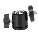 360 Degree 1/4" Mini Metal Tripod Ball Head Holder Bracket