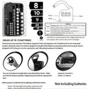 Battery Storage Organizer Case + Removable Battery Tester Support AAA,AA,
