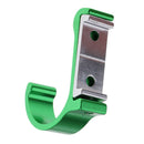 Space Aluminum Single Hook Wall Mounted Coat Clothes Robe Hanger Green