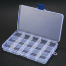 4 Packs (4 Colors) Plastic Storage Box (15 Compartments) Jewelry Earring To E7Q6