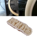 Handbrake Auto Car Steering Wheel Cover Cars Steering Beige