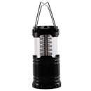 Collapsible Camping Hiking Lantern 30 LED Emergency Tent Night Lamp Black