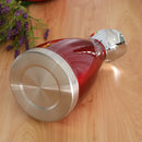 1.5L Stainless Steel Tea Water Pot Double-Wall Insulated Coffee Carafe Red