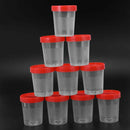 10 pieces urine cup 120 ml + screw cap urine sample cup urine cup plastic c