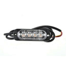 10Pcs Amber Yellow Car Truck 4 Led Emergency Flash Warning Strobe Light Kit