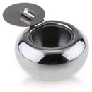 Creative Stainless Steel Drum Shape Lid Ashtray With Cover Car Living Room  T2C1