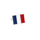Luxury Charm French Flag Shaped Shirt Cufflinks Cuff Links Brass Novelty