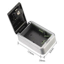 Wall-Mounted Outdoor Key Storage Lock Box 4-Digit Combination Password Key  Q7A5