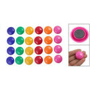 24x Round Shape Whiteboard Refrigerator Magnet Buttons School Office Decor QSP