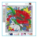 5D DIY Full Drill Diamond Painting Flowers Cross Stitch Embroidery (30x30cm