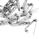 50pcs Sier Plated Brooch Ba Bar Pins Jewelry Findings Tools 32mm